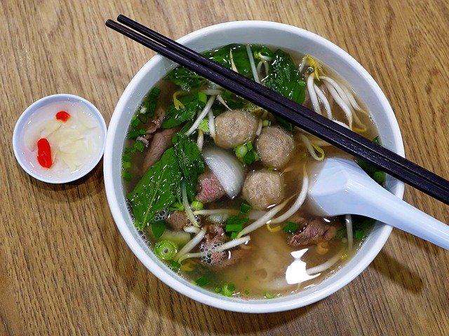 asijské jídlo, polévka